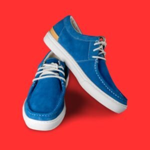 Blue Shoes with Lace